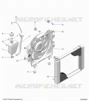 ENGINE, SISTEMA DI RAFFREDDAMENTO, RADIATOR, FAN & OVERFLOW BOTTLE