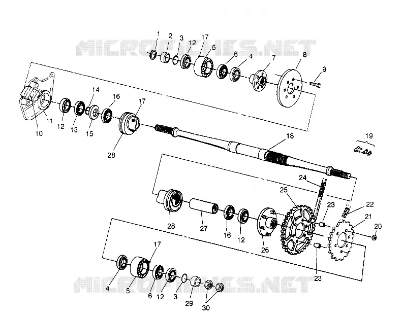 INTERMEDIO DI MONTAGGIO 6x6 400L W948740 (4926802680B014)