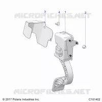 ACCELERATORE PEDALE AND MOUNT
