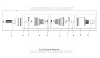 DRIVE TRAIN, POSTERIORE DRIVE SHAFT