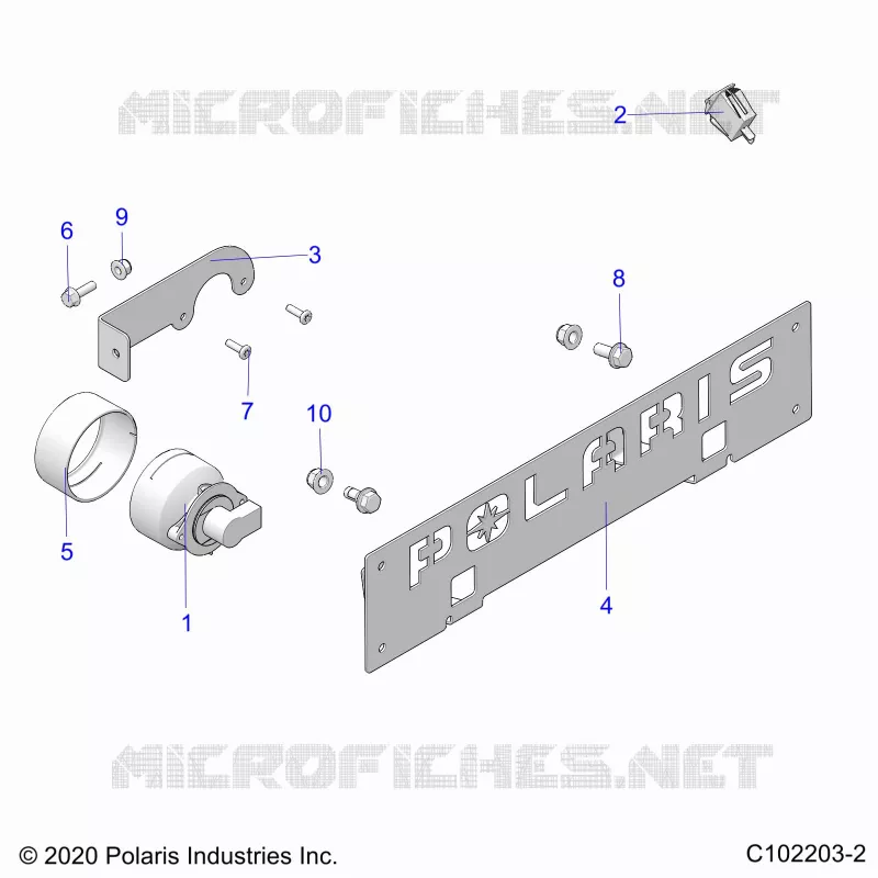 ELETTRICO, FOG LAMP AND FRONT REGISTRATION PLATE