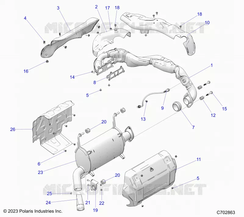 ENGINE, IMPIANTO DI SCARICO