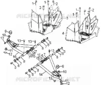 TELAIO, A-ARM AND FOOTREST