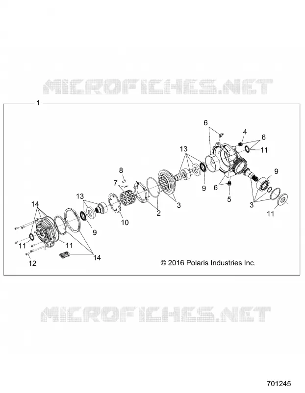 TRASMISSIONE, FRONT SCATOLA DEGLI INGRANAGGI INTERNALS