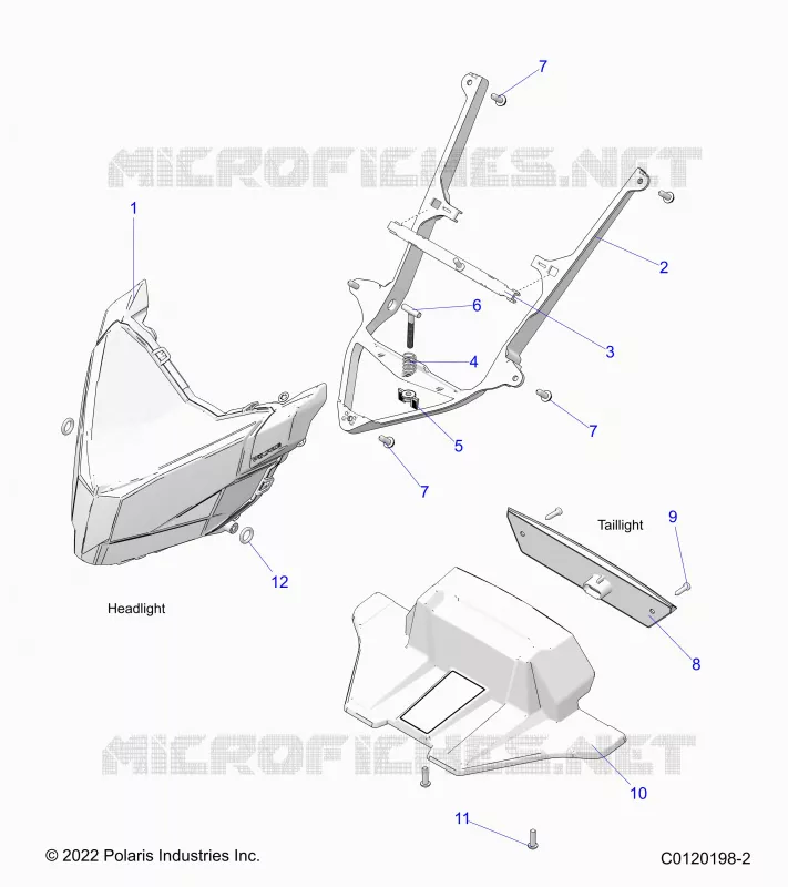 ELETTRICO, HEADLIGHT AND TAILLIGHT