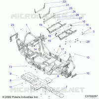 CHASSIS, MAIN FRAME AND SCIARED PLATES
