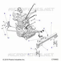 MOTORE, MOUNTING & LONG BLOCK