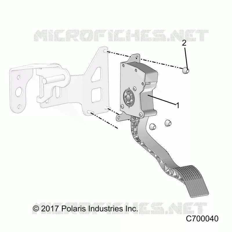 ENGINE, ACCELERATORE PEDALE
