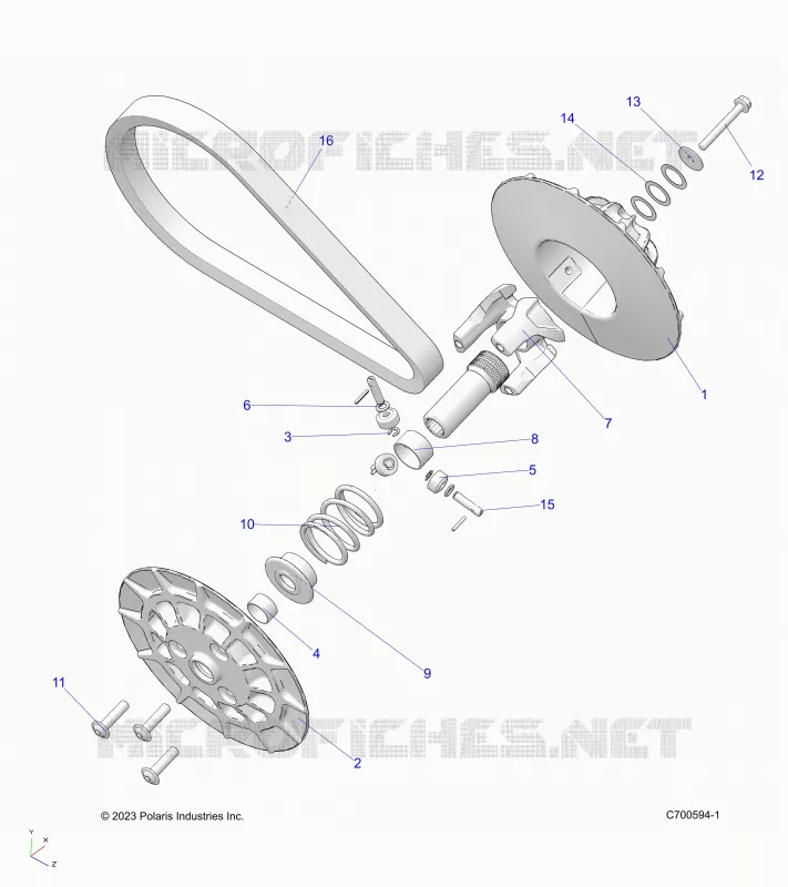 TRASMISSIONE, SECONDARY CLUTCH