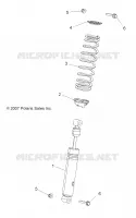 SUSPENSION, SHOCK ANTERIORE