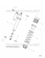 SUSPENSION, SHOCK ANTERIORE MOUNTING