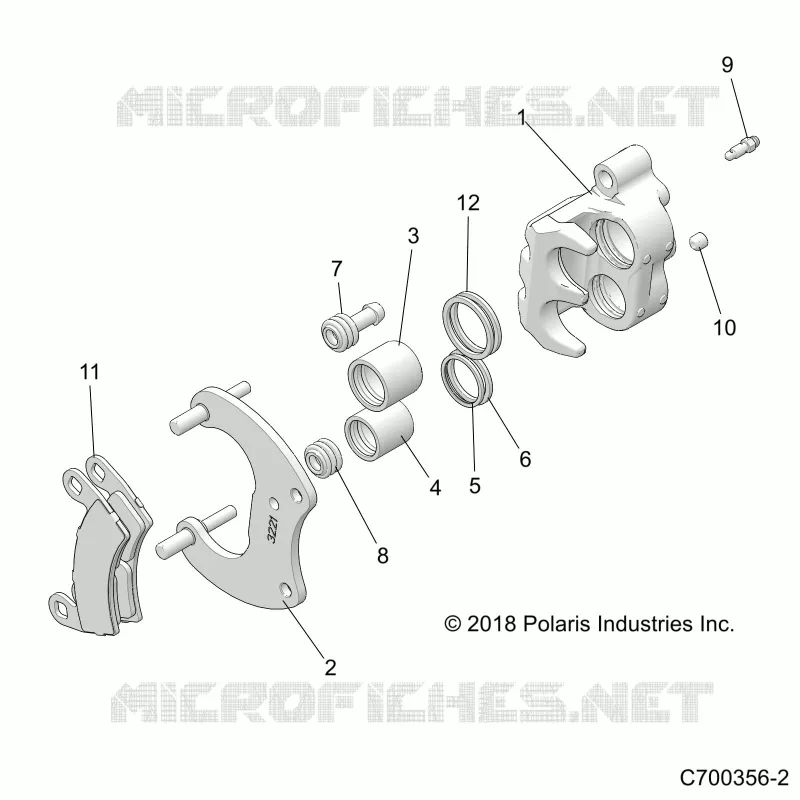FRENO POSTERIORE CALIPER