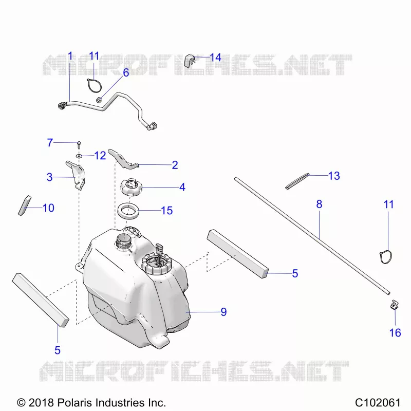 SISTEMA DI ALIMENTAZIONE CARBURANTE, FUEL TANK ASM.