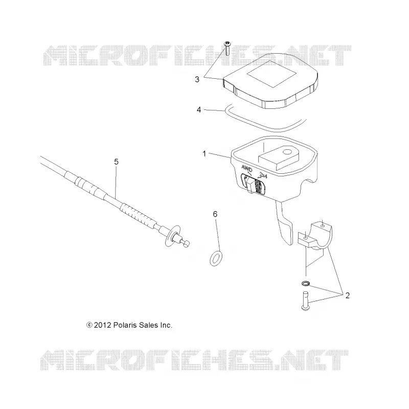 TIMONE, CONTROLLI, ACCELERATORE ASM. and CABLE