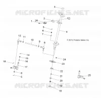 STERZO POST and TIE ROD ASM.