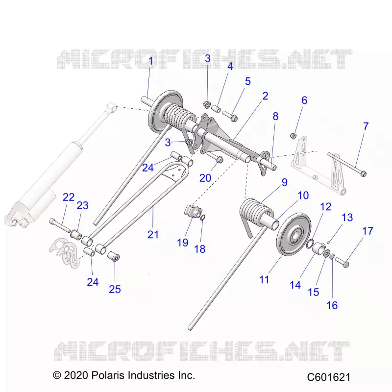 SUSPENSION, POSTERIORE COPPIA ARM