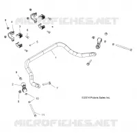 SUSPENSION, POSTERIORE STRUT STABILIZZATORE