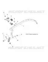 SUSPENSION, POSTERIORE STRUT STABILIZZATORE
