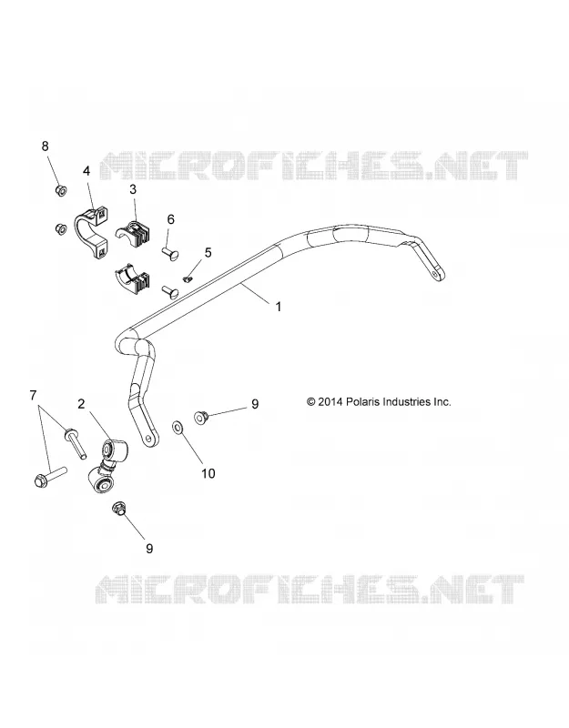 SUSPENSION, POSTERIORE STRUT STABILIZZATORE