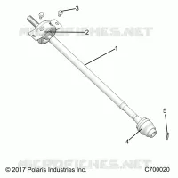 DRIVE TRAIN, FRONT PROP ALBERO