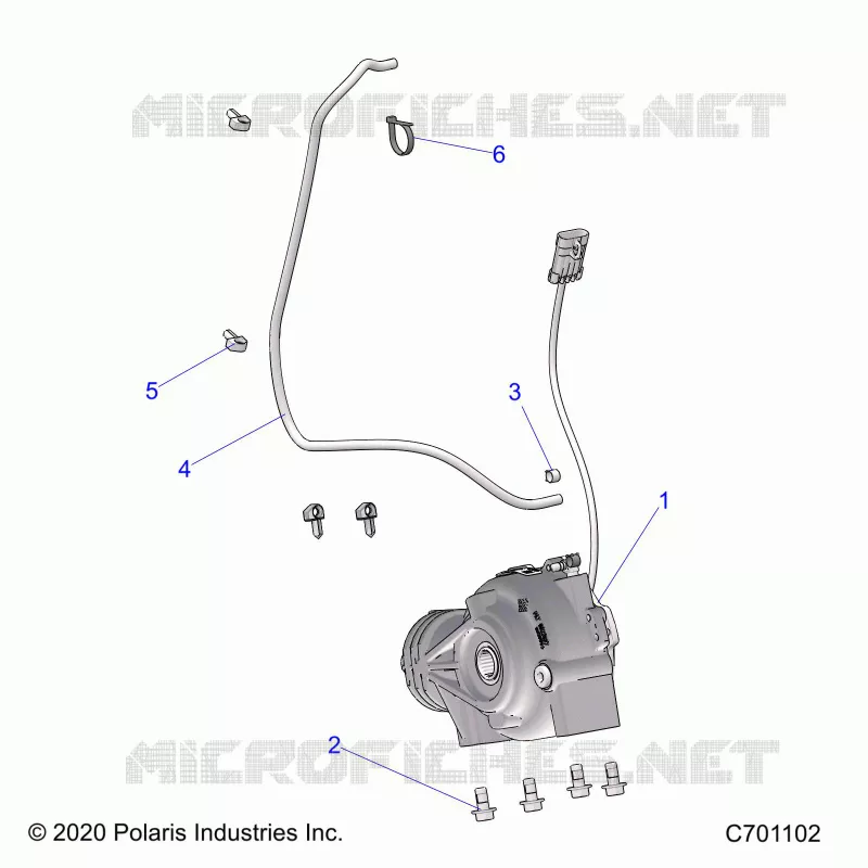 TRASMISSIONE, FRONT GEARCASE MOUNTING