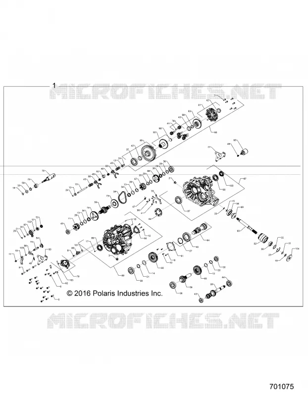 DRIVE TRAIN, PRINCIPALE SCATOLA INGRANAGGI INTERNALS