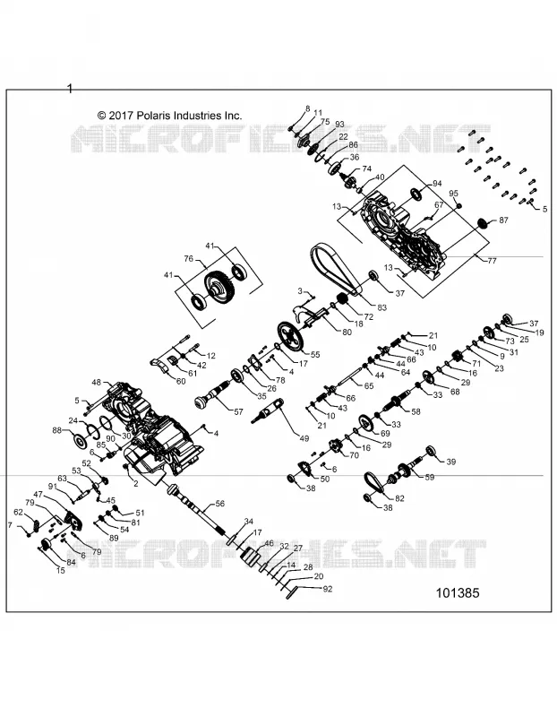 DRIVE TRAIN, PRINCIPALE SCATOLA INGRANAGGI