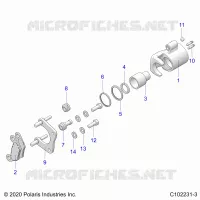 BRAKES, BRAKE PINZA FRENO POSTERIORE