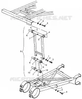 POSTERIORE PAVONEGGIARSI STABILIZZATORE