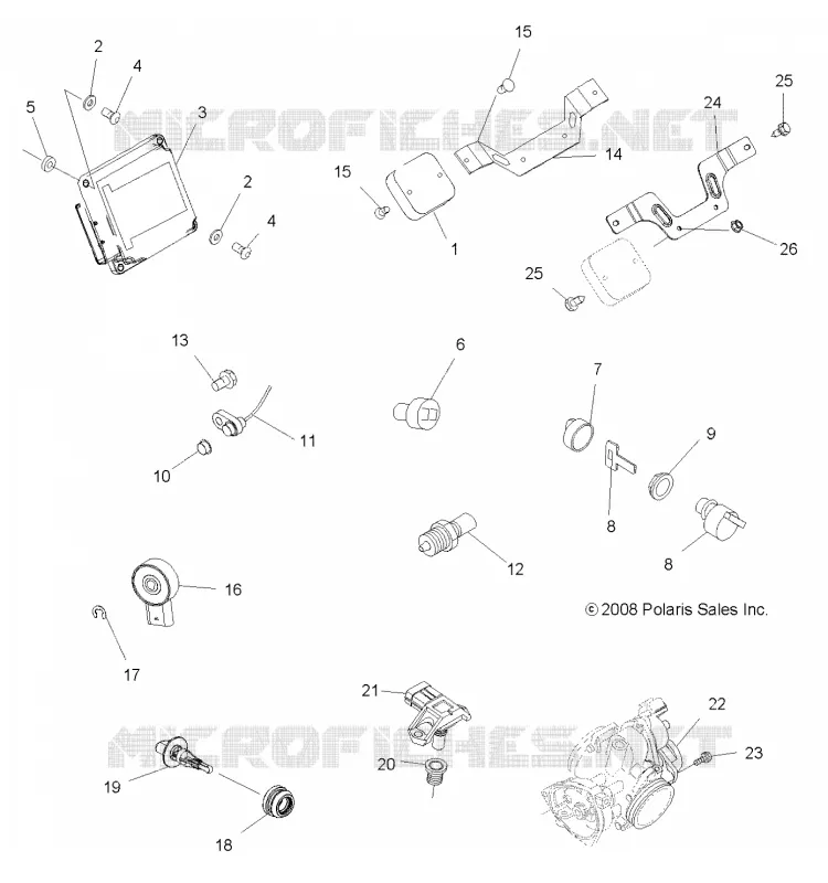 INTERRUTTORI and SENSORI and ECM