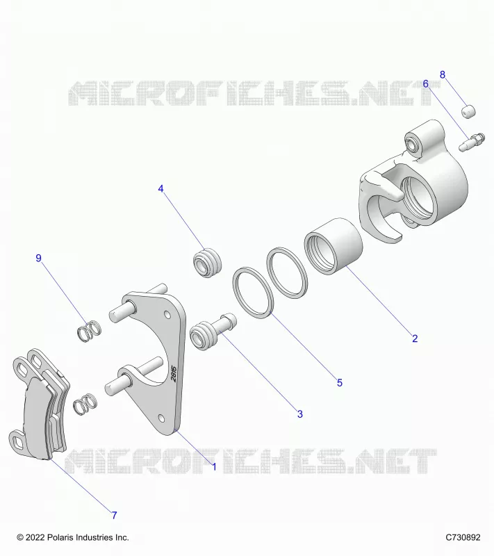 BRAKES, PINZA POSTERIORE