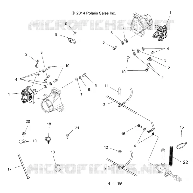 BRAKES, FRENO POSTERIORE LINES