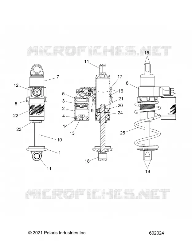 SUSPENSION, SHOCK ANTERIORE TRACK, VELOCITY