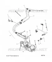 SISTEMA DI ALIMENTAZIONE CARBURANTE, RAIL, LINES AND THROTTLE BODY