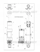 SUSPENSION, SHOCK ANTERIORE, INTERNALS