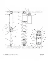 SUSPENSION, SHOCK, IFS W/RESERVOIR