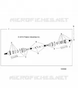DRIVE TRAIN, POSTERIORE DRIVE SHAFT (TO 8/29/16)
