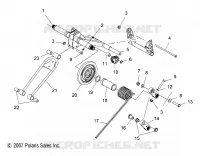 SUSPENSION, POSTERIORE COPPIA ARM, U.S.