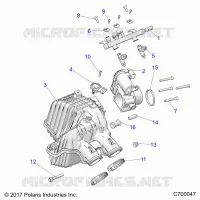 ENGINE, PRESA D'ARIA MANIFOLD, THROTTLE BODY, FUEL RAIL