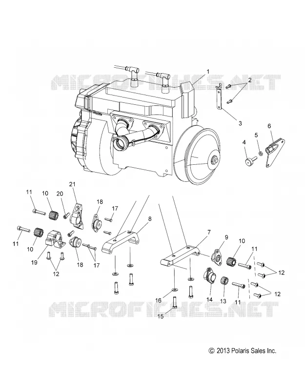 MOTORE, MOUNTING -S18CEF5BSL (49SNOWMOTOREMOUNT14550)