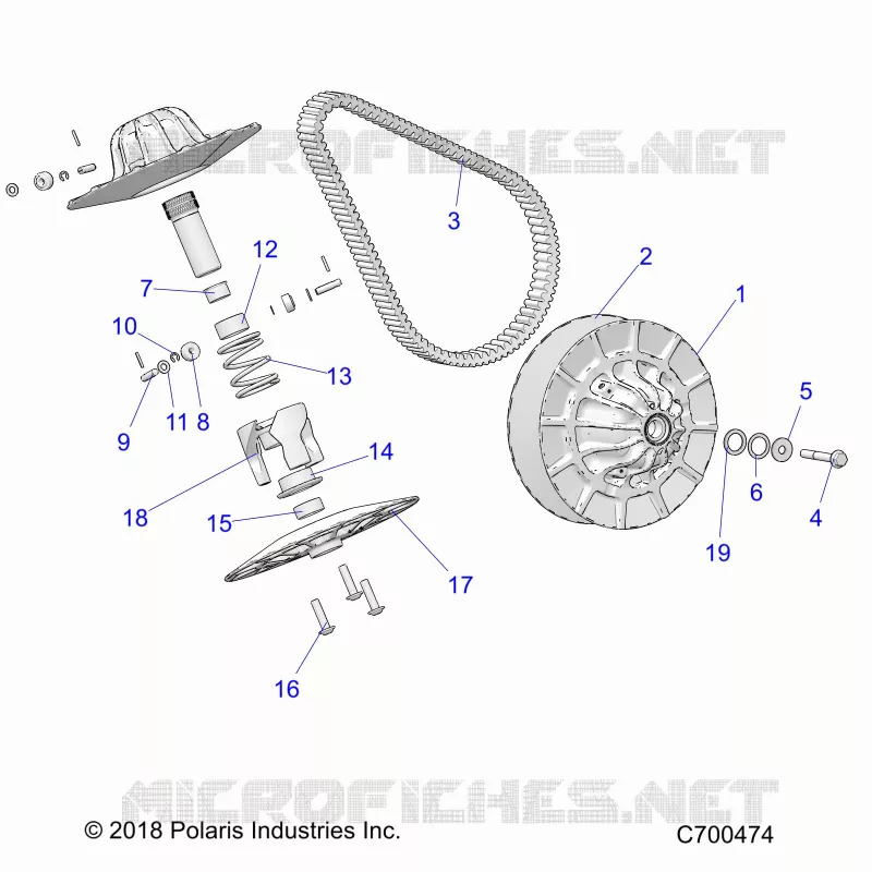 TRASMISSIONE, SECONDARY CLUTCH