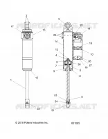 SUSPENSION, AMMORTIZZATORE POSTERIORE TRACK
