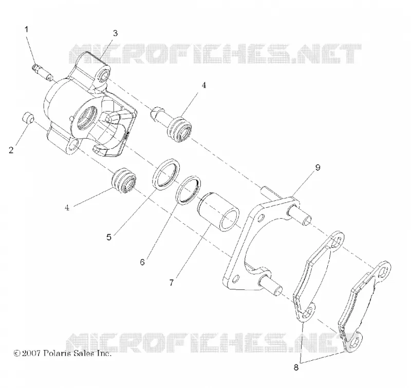 FRENO POSTERIORE CALIPER