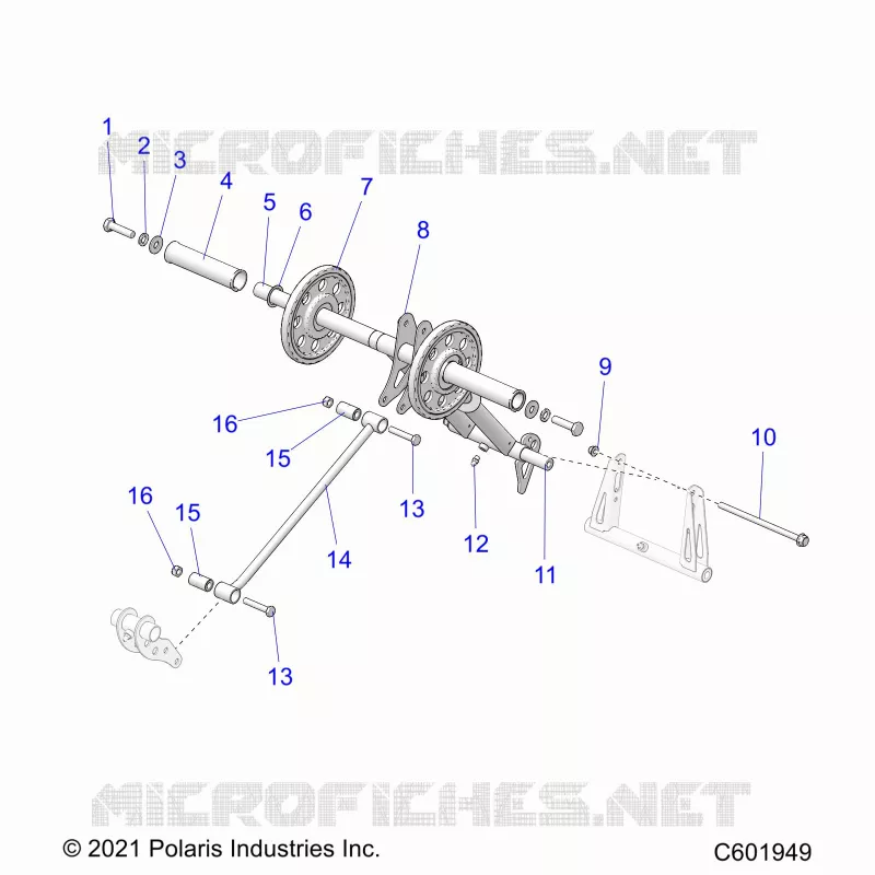 SUSPENSION, POSTERIORE COPPIA ARM