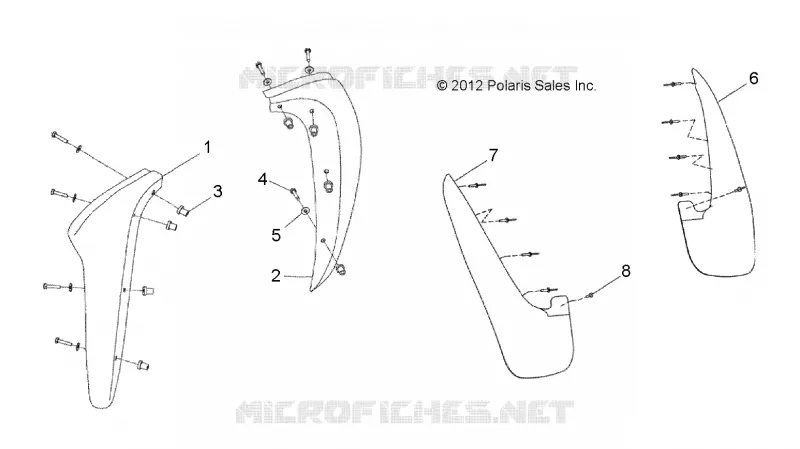PARAFANGHI AND FLAPS, US MODELS
