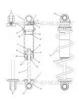 SHOCK ANTERIORE PISTA