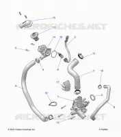 MOTORE, WATERPUMP AND BYPASS -Z23G4D92AL/BL/AE/BE (C702984)