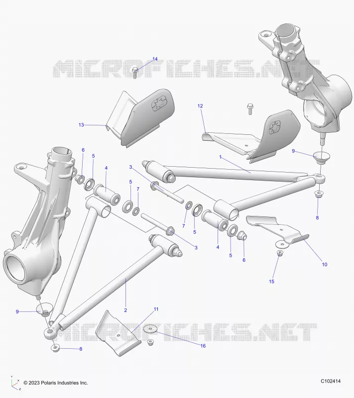SUSPENSION, A-ARM AND PAVONEGGIARSI MOUNTING
