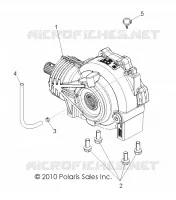 TRASMISSIONE, FRONT GEARCASE