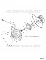 ENGINE, STATOR COVER AND VOLANO